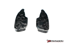 Load image into Gallery viewer, CCS C8 CORVETTE CARBON FIBER PADDLE SHIFTER EXTENDERS - FORGED CARBON