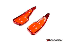 Load image into Gallery viewer, CCS C8 CORVETTE CARBON FIBER PADDLE SHIFTER EXTENDERS - RED