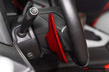 Load image into Gallery viewer, C8 CORVETTE RED CARBON FIBER PADDLE SHIFTER REPLACEMENT