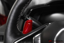 Load image into Gallery viewer, C8 CORVETTE RED CARBON FIBER PADDLE SHIFTER REPLACEMENT