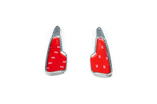 Load image into Gallery viewer, CCS C8 CORVETTE CARBON FIBER PADDLE SHIFTER EXTENDERS - SILVER