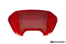 Load image into Gallery viewer, CCS C8 CORVETTE RED CARBON FIBER WATERFALL SPEAKER OVERLAY