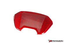 Load image into Gallery viewer, CCS C8 CORVETTE RED CARBON FIBER WATERFALL SPEAKER OVERLAY