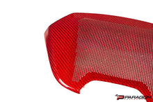 Load image into Gallery viewer, CCS C8 CORVETTE RED CARBON FIBER WATERFALL SPEAKER OVERLAY