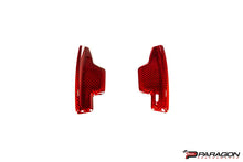 Load image into Gallery viewer, C8 CORVETTE RED CARBON FIBER PADDLE SHIFTER REPLACEMENT