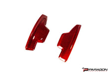 Load image into Gallery viewer, C8 CORVETTE RED CARBON FIBER PADDLE SHIFTER REPLACEMENT