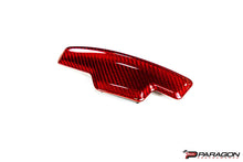 Load image into Gallery viewer, C8 CORVETTE RED CARBON FIBER PADDLE SHIFTER REPLACEMENT
