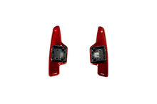 Load image into Gallery viewer, C8 CORVETTE RED CARBON FIBER PADDLE SHIFTER REPLACEMENT