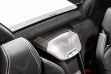 Load image into Gallery viewer, CCS C8 CORVETTE CARBON FIBER WATERFALL SPEAKER TRIM COVER - HTC