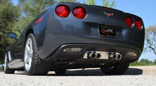 Load image into Gallery viewer, 2005-2013 C6 CORVETTE - STOCK EXHAUST FILLER PANEL PLAIN POLISHED STAINLESS STEEL