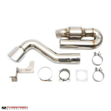 Load image into Gallery viewer, Fabspeed 911 Turbo 930 Sport Muffler Bypass Exhaust System with Catalyst (1976-1989) - FS.POR.911T.SCMBE
