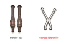 Load image into Gallery viewer, Fabspeed Aston Martin DB9 2nd link comp. X-Pipe (2004-2016)