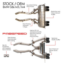 Load image into Gallery viewer, Fabspeed BMW M3/M4 (G80/G82) Valvetronic Exhaust System (2021+)