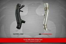 Load image into Gallery viewer, Fabspeed Ferrari 488 Pista Style Intake Charge Pipes