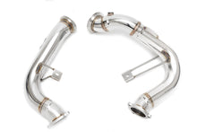 Load image into Gallery viewer, Fabspeed Macan Turbo / S Primary Competition Link Pipe Downpipes (2014-2018) - FS.POR.MCNT.CBDP