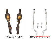 Load image into Gallery viewer, Fabspeed Maserati GranTurismo link comp. Pipes (2008-2019)