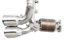 Load image into Gallery viewer, Fabspeed Porsche 991.2 Twin Turbo Turbo S Valvetronic Supersport X-Pipe Exhaust System (2017-2020) - FS.POR.9912T.SSSXVQ