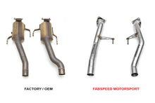Load image into Gallery viewer, Fabspeed Porsche 955 Turbo / Turbo S Secondary Competition Link Pipes (2002-2007) - FS.POR.955T.CB
