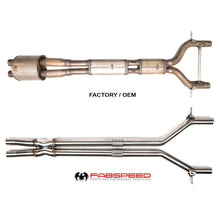 Load image into Gallery viewer, Fabspeed Porsche 970 Panamera GTS Resonator Bypass X-Pipe (2010-2016) - FS.POR.970GTS.XP