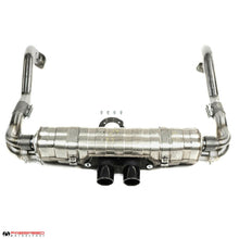 Load image into Gallery viewer, Fabspeed Porsche 981 Cayman GT4 / Spyder Valvetronic GT3 Muffler Conversion Kit - FS.POR.981GT4.GT3CKC
