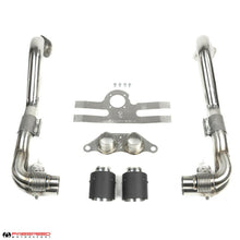 Load image into Gallery viewer, Fabspeed Porsche 981 Cayman GT4 / Spyder Valvetronic GT3 Muffler Conversion Kit - FS.POR.981GT4.GT3CKC