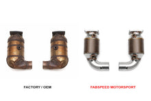 Load image into Gallery viewer, Fabspeed Porsche 991.2 Turbo / Turbo S Sport Catalytic Converters (2017+) - FS.POR.9912T.SC