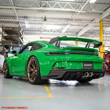 Load image into Gallery viewer, Fabspeed Porsche 992 GT3 / GT3 RS Deluxe Dual Style Tips (2022+) - FS.POR.992GT3.DTCF