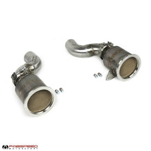 Load image into Gallery viewer, Fabspeed Porsche 992 Carrera Sport Catalytic Converters with GT2RS Style Outlets (2021+) - FS.POR.992.SCGT2