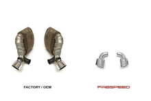 Load image into Gallery viewer, Fabspeed Porsche 993 Twin Turbo Muffler Bypass Pipes with tips (1995-1998) - FS.POR.993T.MBBR