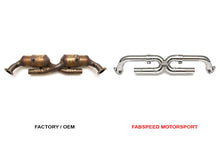 Load image into Gallery viewer, Fabspeed Porsche 997 Carrera Competition Link X-Pipe - FS.POR.997.CBX