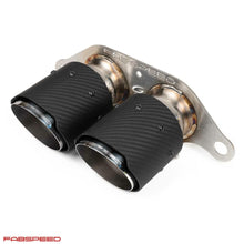 Load image into Gallery viewer, Fabspeed Porsche 997.2 GT3 / GT3 RS Deluxe Dual Style Tips (2010-2011) - FS.POR.9972GT3.DLTP