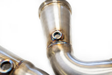 Load image into Gallery viewer, Fabspeed Porsche Cayenne GTS/Turbo link comp. Pipes (2019+) - FS.POR.E3T.CB