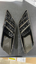 Load image into Gallery viewer, Corvette C7 Stingray Carbon Fiber HydroGraphics Rear Quarter Panel Scoop Vents - Upper
