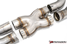 Load image into Gallery viewer, MBRP C8 CORVETTE 3" STAINLESS STEEL CATBACK EXHAUST - QUAD TIPS W/ CARBON FIBER TIPS