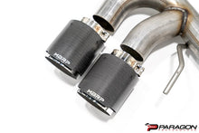 Load image into Gallery viewer, MBRP C8 CORVETTE 3" STAINLESS STEEL CATBACK EXHAUST - QUAD TIPS W/ CARBON FIBER TIPS