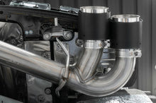 Load image into Gallery viewer, MBRP C8 CORVETTE 3" STAINLESS STEEL CATBACK EXHAUST - QUAD TIPS W/ CARBON FIBER TIPS