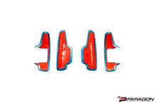 Load image into Gallery viewer, PARAGON C8 CORVETTE PADDLE SHIFTER COVERS - BLUE CARBON FIBER