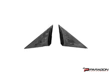 Load image into Gallery viewer, PARAGON C8 CORVETTE CARBON FIBER ANTI-BUFFETING A PILLAR TRIM OVERLAY