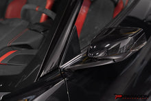Load image into Gallery viewer, PARAGON C8 CORVETTE CARBON FLASH ANTI-BUFFETING A PILLAR TRIM OVERLAY