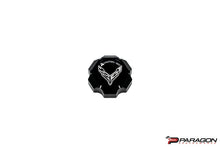 Load image into Gallery viewer, C8 CORVETTE FLAG BILLET COOLANT CAP COVER - BLACK, BLUE OR RED