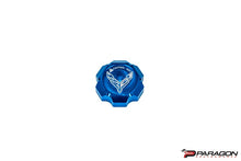 Load image into Gallery viewer, C8 CORVETTE FLAG BILLET COOLANT CAP COVER - BLACK, BLUE OR RED