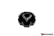 Load image into Gallery viewer, C8 CORVETTE FLAG BILLET COOLANT CAP COVER - BLACK, BLUE OR RED