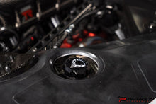 Load image into Gallery viewer, C8 CORVETTE FLAG BILLET COOLANT CAP COVER - BLACK, BLUE OR RED