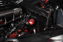 Load image into Gallery viewer, C8 CORVETTE FLAG BILLET OIL CAP COVER - BLACK, BLUE OR RED