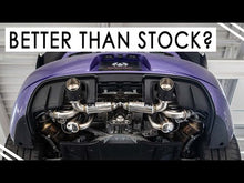 Load and play video in Gallery viewer, Fabspeed Porsche 718 GT4 RS RENNKRAFT® Long Tube Header System (2022+) - FS.POR.718GT4RS.HDR.SC