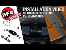 Load and play video in Gallery viewer, aFe Chevrolet Corvette C8 Track Series Carbon Fiber Cold Air Intake System (2020+)