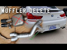 Load and play video in Gallery viewer, BMW F06 / F12 / F13 M6 SOUL Resonated Muffler Bypass Exhaust