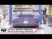 Load and play video in Gallery viewer, Fabspeed Porsche 991 GT3 / GT3 RS Center Muffler Bypass Pipe (2014-2016) - FS.POR.991GT3.CMBP
