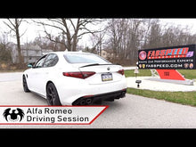 Load and play video in Gallery viewer, Fabspeed Alfa Romeo Giulia Quadrifoglio link comp. Downpipes