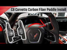 Load and play video in Gallery viewer, C8 CORVETTE CARBON FIBER PADDLE SHIFTER REPLACEMENT